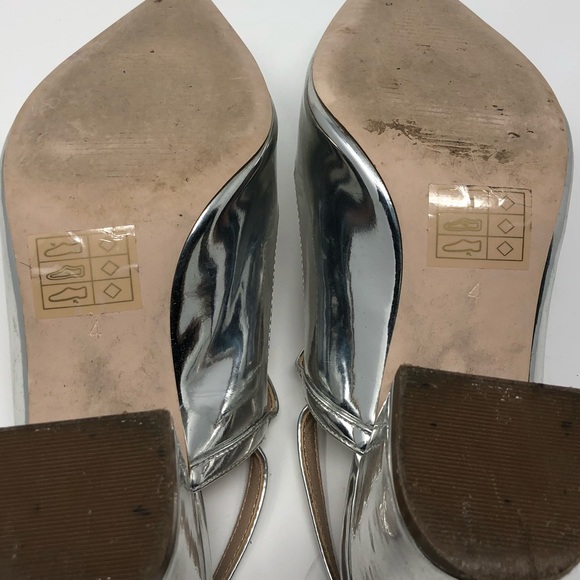 Preowned like new ASOS block heel sling backs - Picture 5 of 5